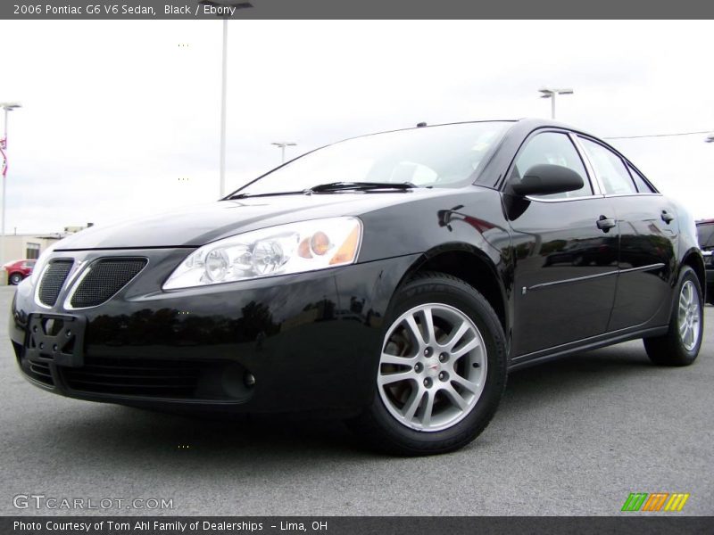 Black / Ebony 2006 Pontiac G6 V6 Sedan