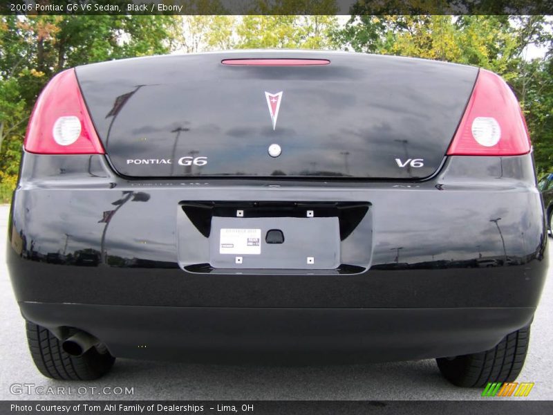 Black / Ebony 2006 Pontiac G6 V6 Sedan