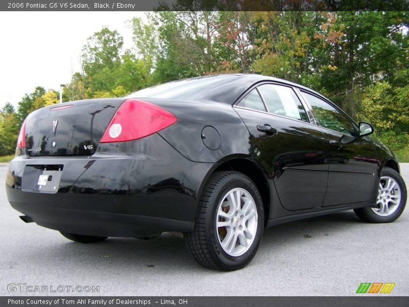 Black / Ebony 2006 Pontiac G6 V6 Sedan