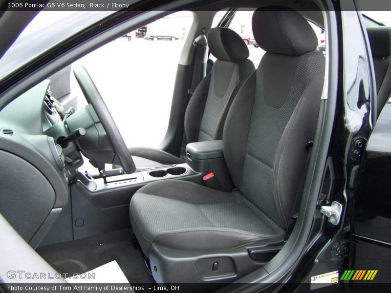 Black / Ebony 2006 Pontiac G6 V6 Sedan