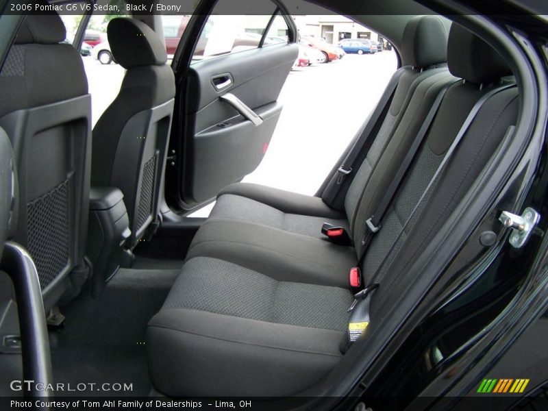 Black / Ebony 2006 Pontiac G6 V6 Sedan