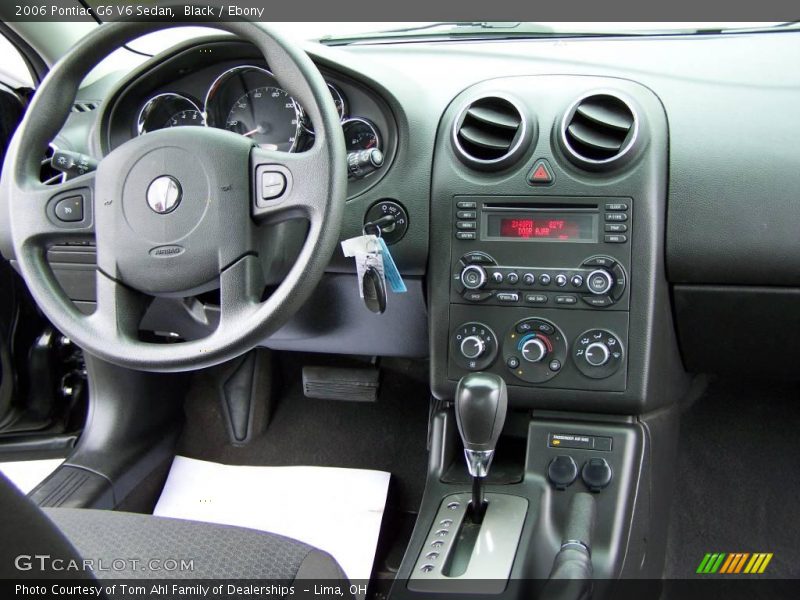 Black / Ebony 2006 Pontiac G6 V6 Sedan
