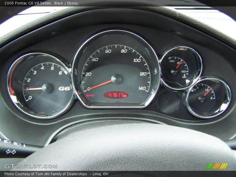 Black / Ebony 2006 Pontiac G6 V6 Sedan
