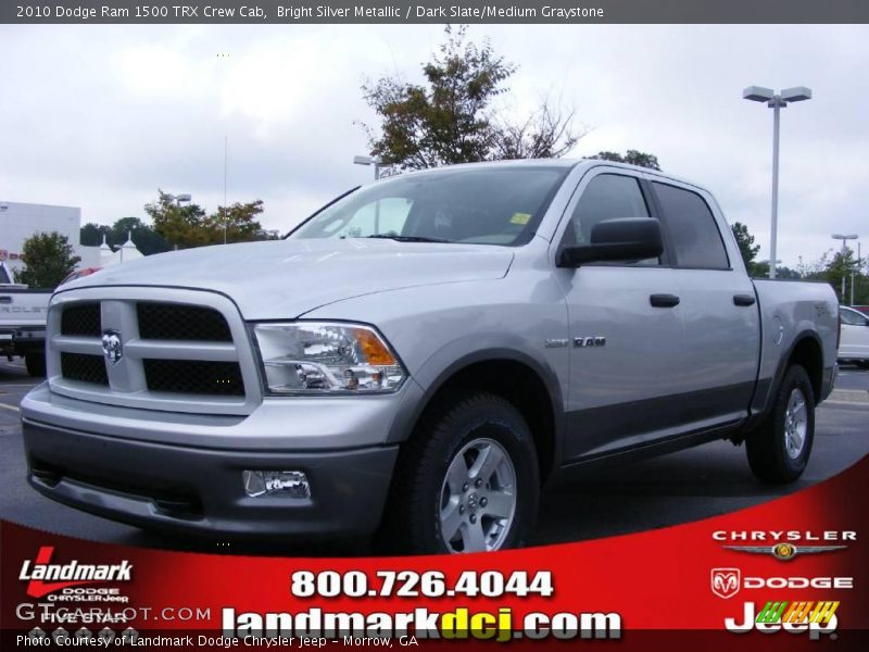 Bright Silver Metallic / Dark Slate/Medium Graystone 2010 Dodge Ram 1500 TRX Crew Cab