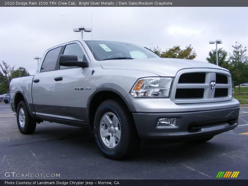Bright Silver Metallic / Dark Slate/Medium Graystone 2010 Dodge Ram 1500 TRX Crew Cab