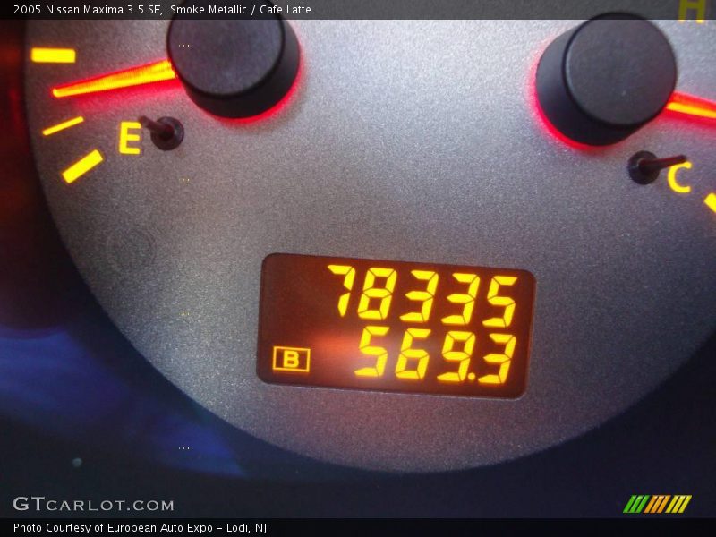 Smoke Metallic / Cafe Latte 2005 Nissan Maxima 3.5 SE