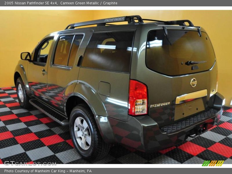 Canteen Green Metallic / Graphite 2005 Nissan Pathfinder SE 4x4
