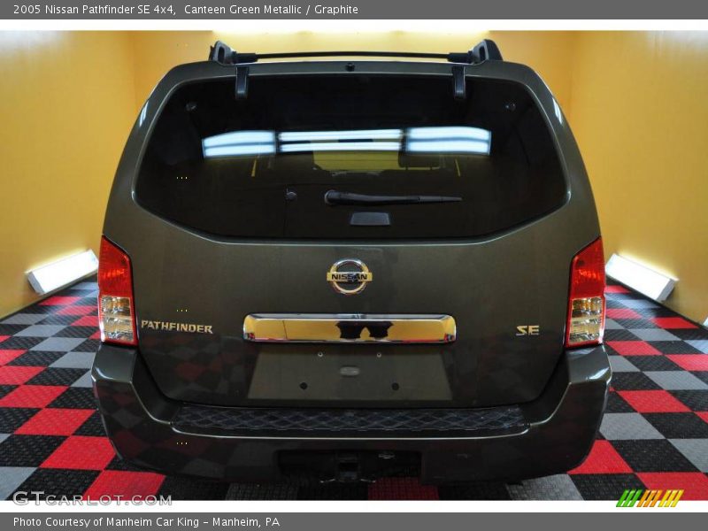 Canteen Green Metallic / Graphite 2005 Nissan Pathfinder SE 4x4