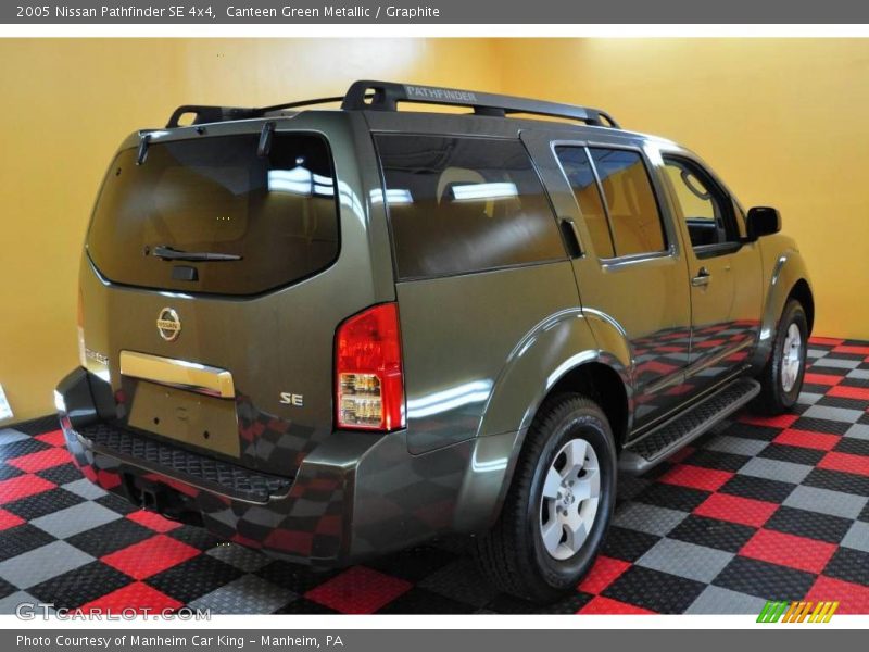 Canteen Green Metallic / Graphite 2005 Nissan Pathfinder SE 4x4