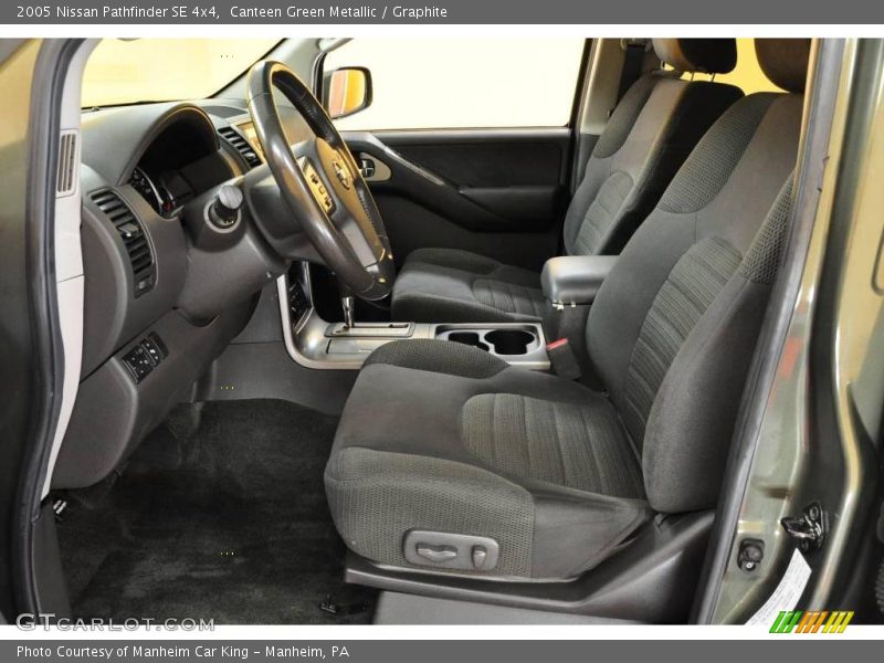 Canteen Green Metallic / Graphite 2005 Nissan Pathfinder SE 4x4