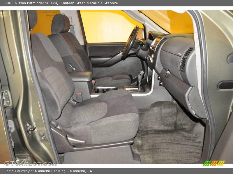 Canteen Green Metallic / Graphite 2005 Nissan Pathfinder SE 4x4