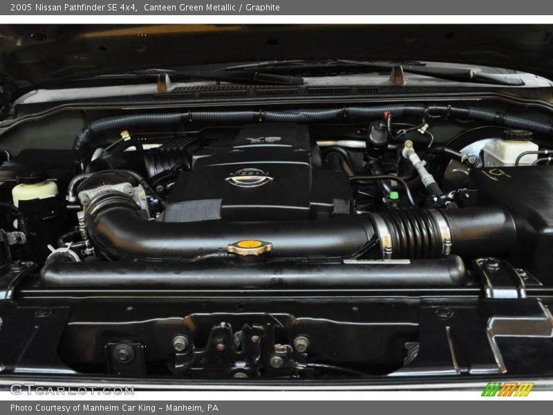 Canteen Green Metallic / Graphite 2005 Nissan Pathfinder SE 4x4