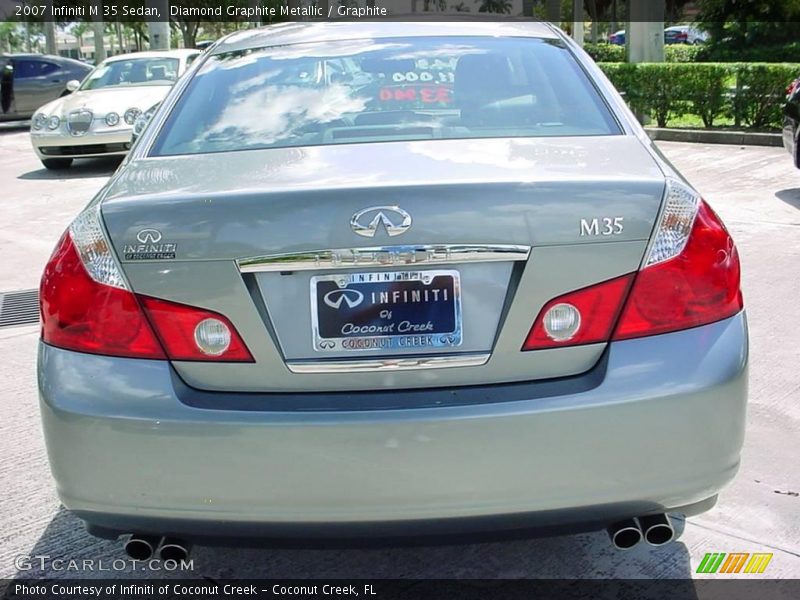 Diamond Graphite Metallic / Graphite 2007 Infiniti M 35 Sedan