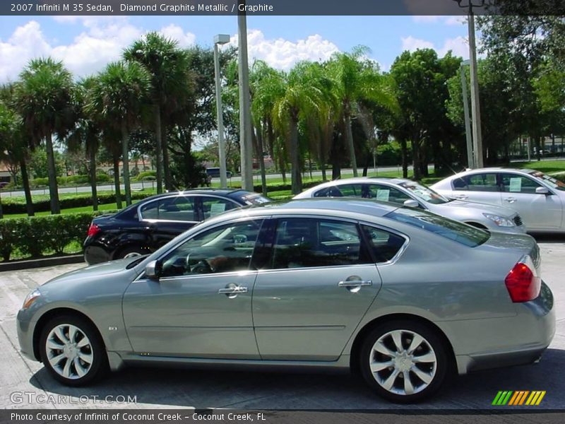 Diamond Graphite Metallic / Graphite 2007 Infiniti M 35 Sedan