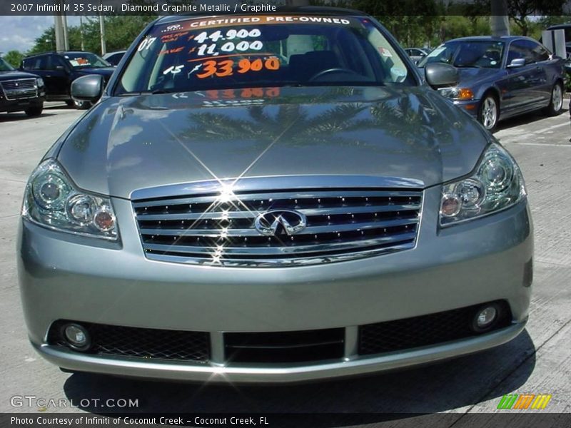 Diamond Graphite Metallic / Graphite 2007 Infiniti M 35 Sedan