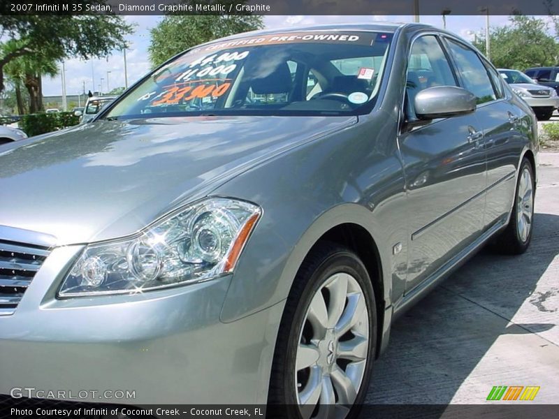 Diamond Graphite Metallic / Graphite 2007 Infiniti M 35 Sedan