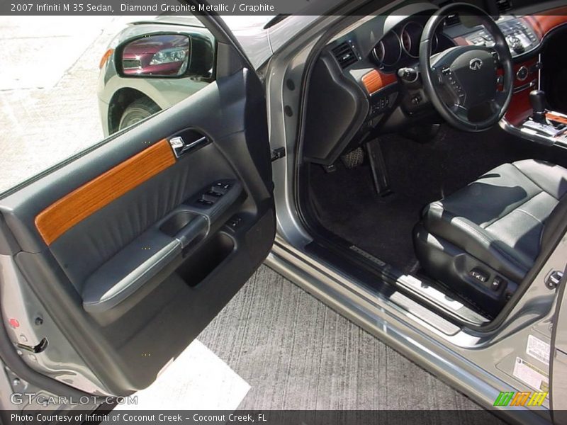Diamond Graphite Metallic / Graphite 2007 Infiniti M 35 Sedan