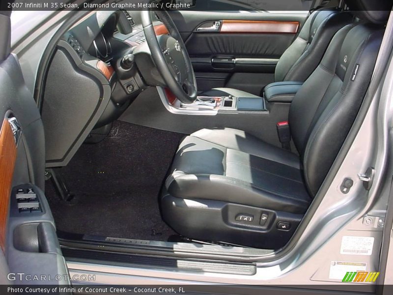 Diamond Graphite Metallic / Graphite 2007 Infiniti M 35 Sedan