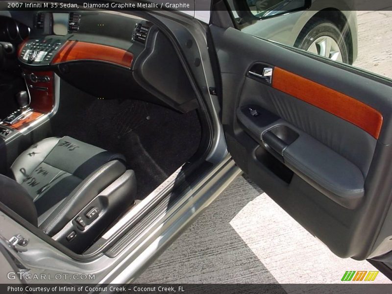 Diamond Graphite Metallic / Graphite 2007 Infiniti M 35 Sedan