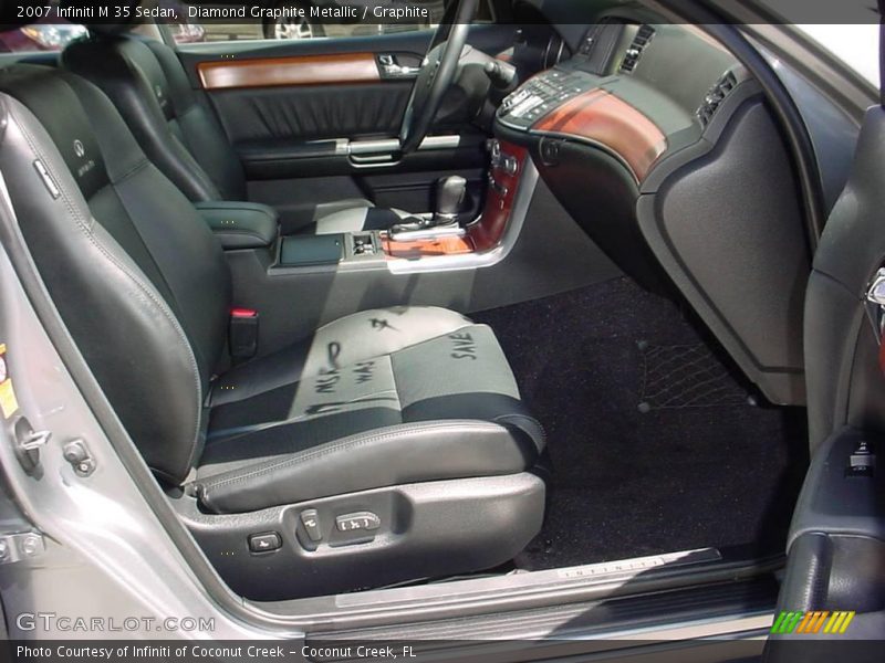 Diamond Graphite Metallic / Graphite 2007 Infiniti M 35 Sedan