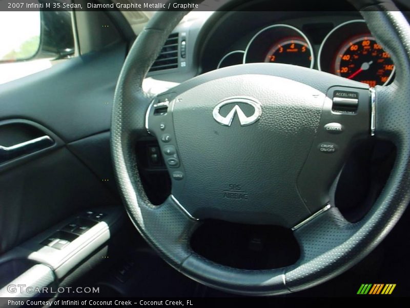 Diamond Graphite Metallic / Graphite 2007 Infiniti M 35 Sedan