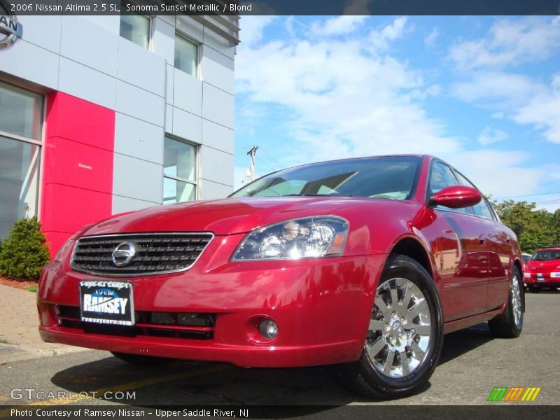 Sonoma Sunset Metallic / Blond 2006 Nissan Altima 2.5 SL