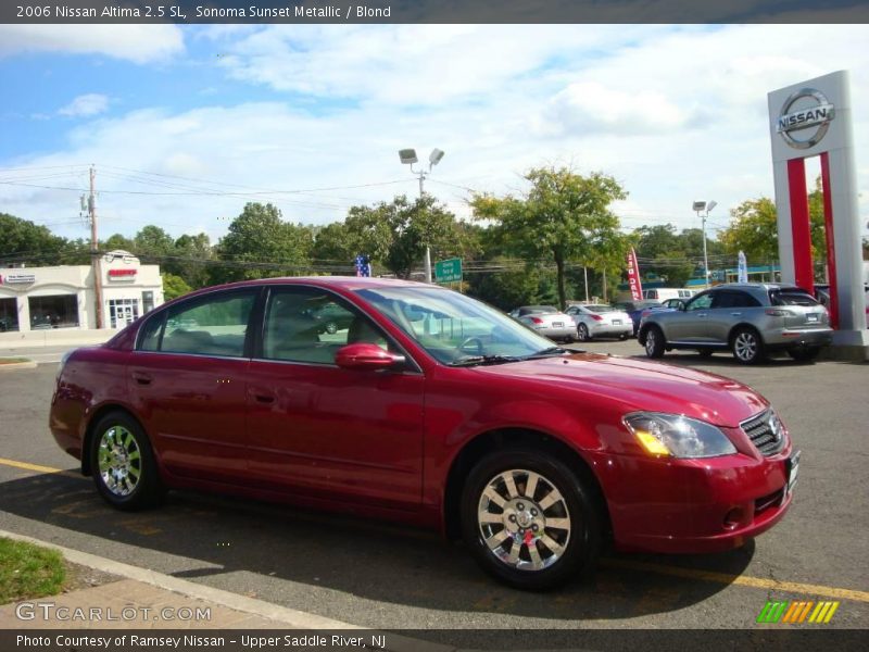 Sonoma Sunset Metallic / Blond 2006 Nissan Altima 2.5 SL