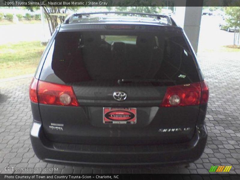 Nautical Blue Metallic / Stone Gray 2006 Toyota Sienna LE