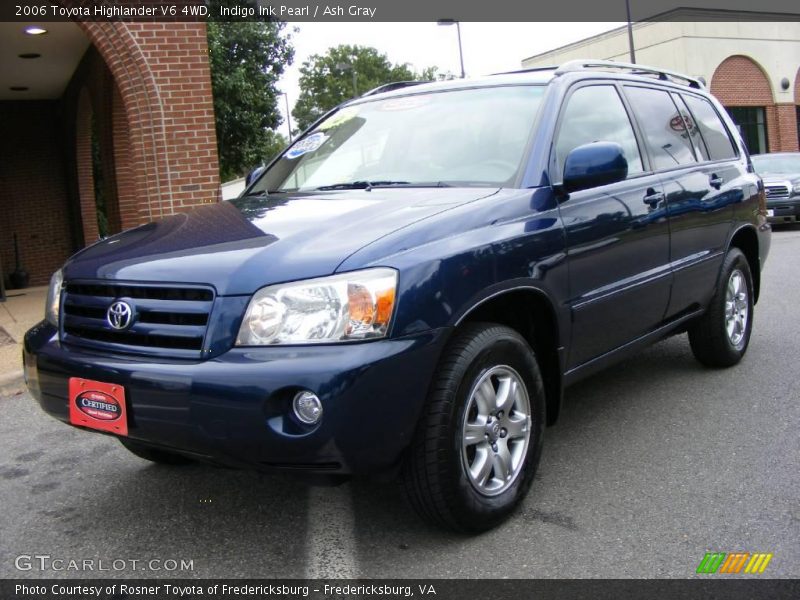 Indigo Ink Pearl / Ash Gray 2006 Toyota Highlander V6 4WD