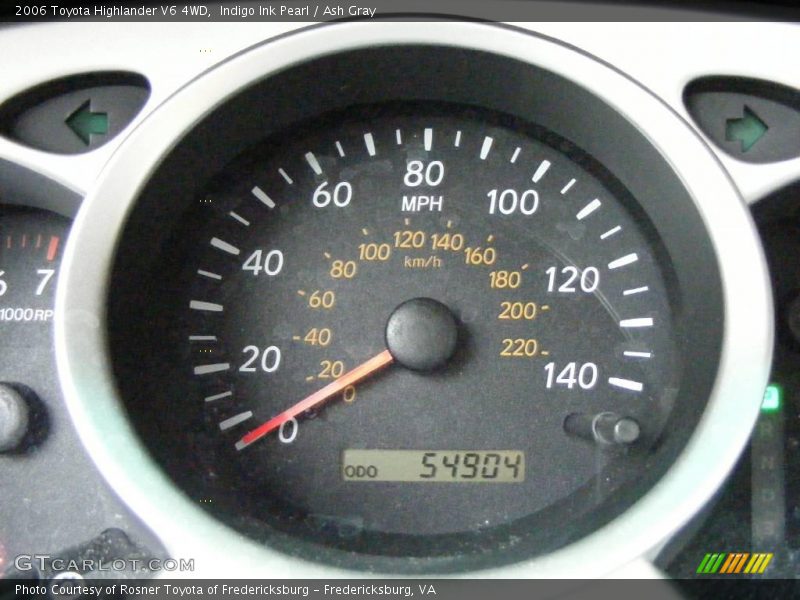 Indigo Ink Pearl / Ash Gray 2006 Toyota Highlander V6 4WD