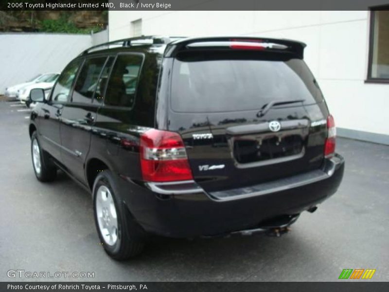 Black / Ivory Beige 2006 Toyota Highlander Limited 4WD