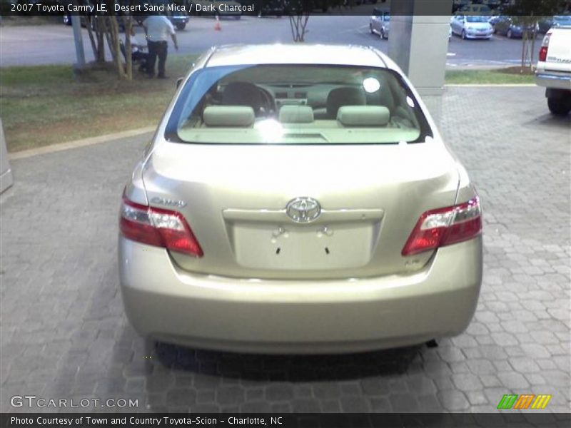 Desert Sand Mica / Dark Charcoal 2007 Toyota Camry LE