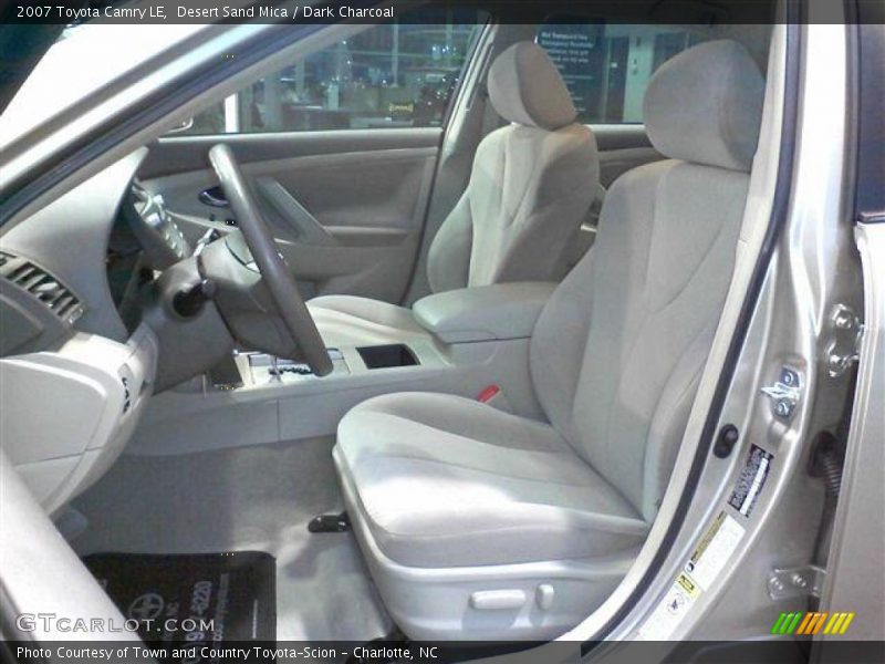 Desert Sand Mica / Dark Charcoal 2007 Toyota Camry LE