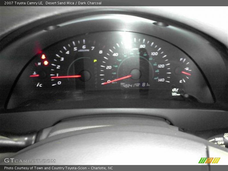 Desert Sand Mica / Dark Charcoal 2007 Toyota Camry LE