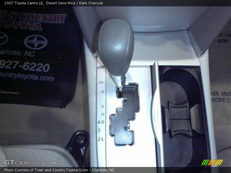 Desert Sand Mica / Dark Charcoal 2007 Toyota Camry LE