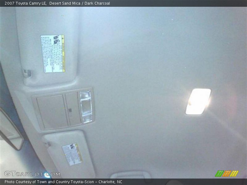 Desert Sand Mica / Dark Charcoal 2007 Toyota Camry LE