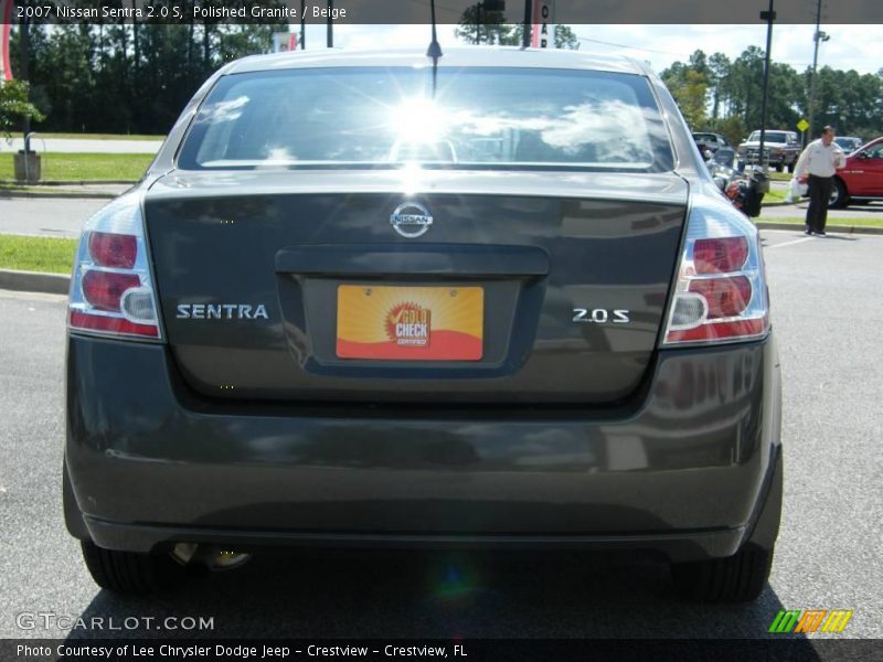 Polished Granite / Beige 2007 Nissan Sentra 2.0 S