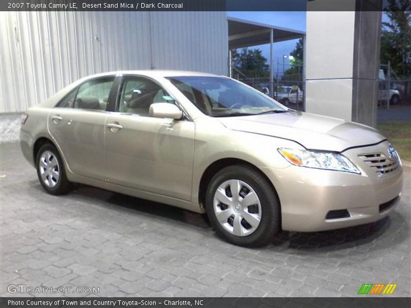 Desert Sand Mica / Dark Charcoal 2007 Toyota Camry LE