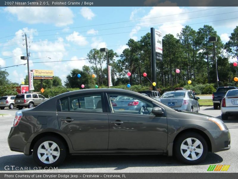 Polished Granite / Beige 2007 Nissan Sentra 2.0 S