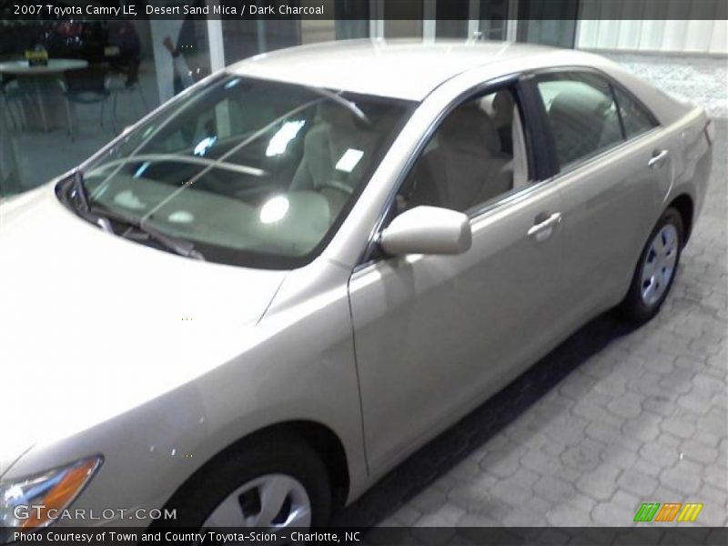 Desert Sand Mica / Dark Charcoal 2007 Toyota Camry LE