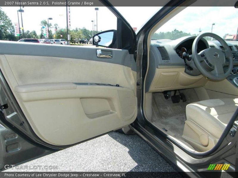 Polished Granite / Beige 2007 Nissan Sentra 2.0 S