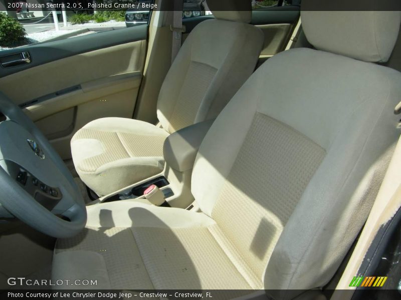Polished Granite / Beige 2007 Nissan Sentra 2.0 S