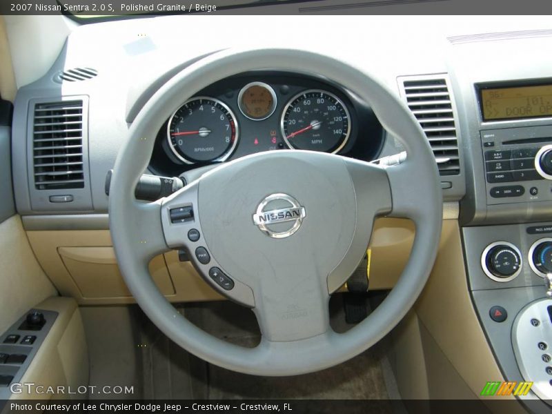Polished Granite / Beige 2007 Nissan Sentra 2.0 S