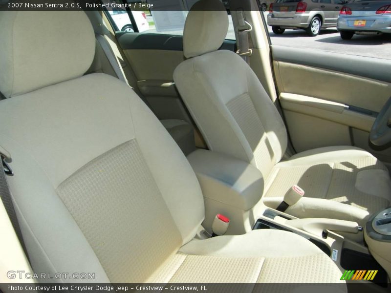 Polished Granite / Beige 2007 Nissan Sentra 2.0 S