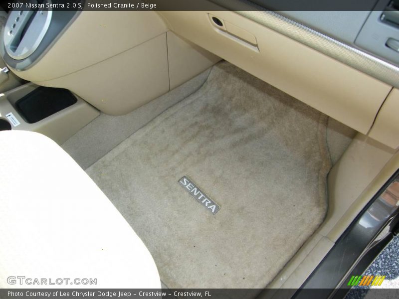 Polished Granite / Beige 2007 Nissan Sentra 2.0 S