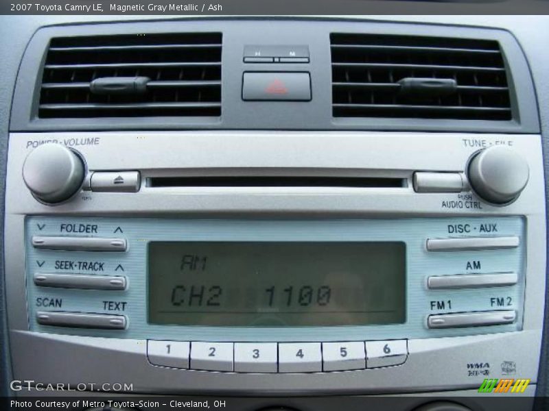 Magnetic Gray Metallic / Ash 2007 Toyota Camry LE
