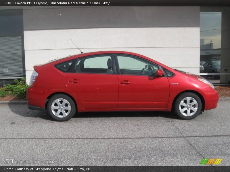 Barcelona Red Metallic / Dark Gray 2007 Toyota Prius Hybrid