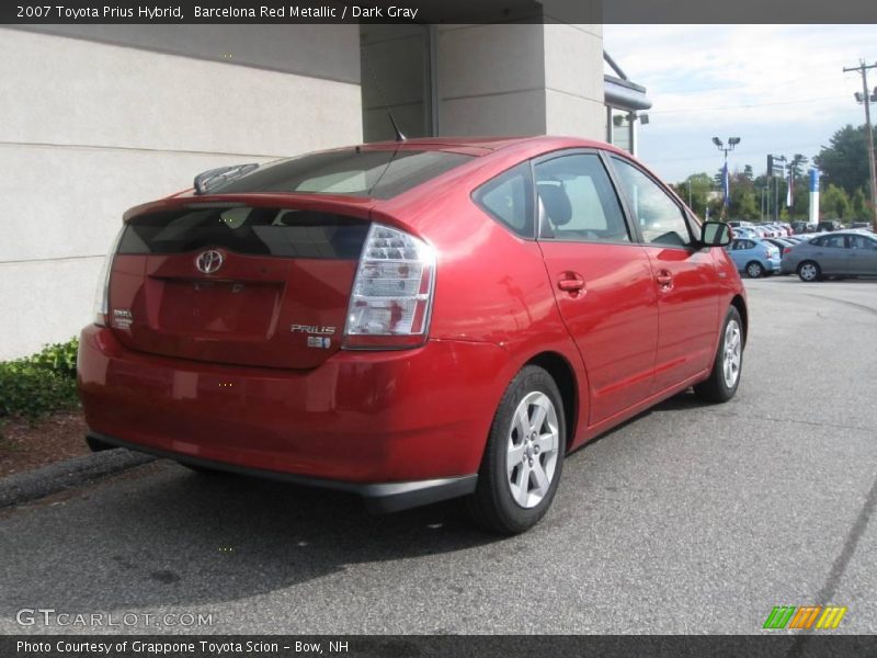Barcelona Red Metallic / Dark Gray 2007 Toyota Prius Hybrid
