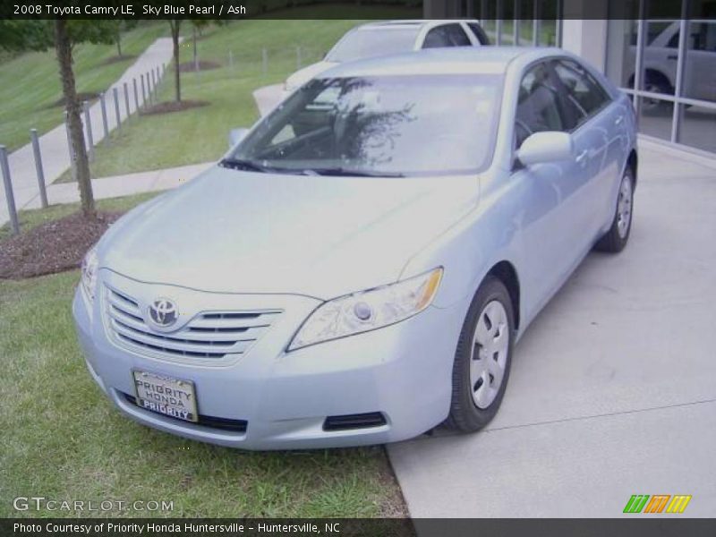 Sky Blue Pearl / Ash 2008 Toyota Camry LE