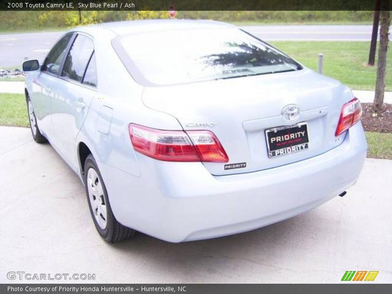 Sky Blue Pearl / Ash 2008 Toyota Camry LE